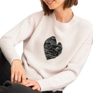 Kerri Rosenthal Boyfriend Pullover - Marled Heart